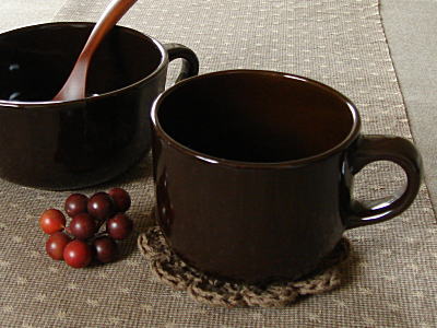 4TH-MARKET / ブロカンテ マグカップ(黒)